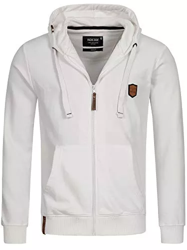Indicode Kapuzenpullover Indicode Herren Braidwood Kapuzensweatjacke | Hoodie Kapuzenpullover Pullover für Männer