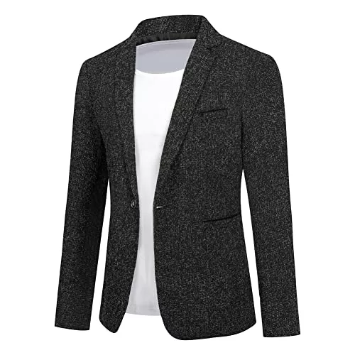 Allthemen Blazer Allthemen Herren Sakko Sportlich Slim Fit Blazer Männer Modern Freizeit Jackett Business Anzugjacke