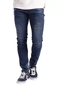 BlauerHafen Jeans BlauerHafen Herren Skinny Jeanshose Slim Fit Stretch Designer Hose Super Flex Denim Pants
