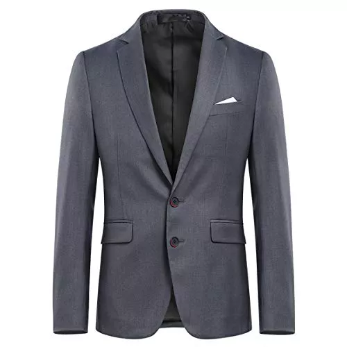 Allthemen Blazer Allthemen Anzugjacke Herren Slim Fit Sakko Modern Blazer für Business Hochzeit Freizeit