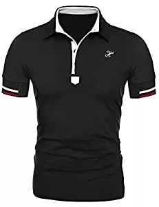 COOFANDY Hemden COOFANDY Herren Poloshirt Kurzarm Polohemd Slim Fit Basic Golf Polo Baumwolle Männer T-Shirt Sommer S-XXL