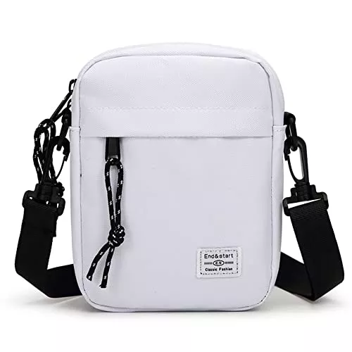 MDJYMYZ Taschen & Rucksäcke Handy Umhängetasche Herren, Handy Schultertasche mit Geldbörse Herren, Klein Handytasche zum Umhängen Wasserdichte Reißverschluss Herrentasche Handtasche Handy Brieftasche Messenger Bag Kuriertasche