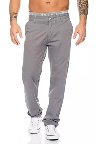 Rock Creek Hosen Rock Creek Herren Designer Chino Stoff Hose Chinohose Regular Fit Herrenhose W29-W40 RC-2083