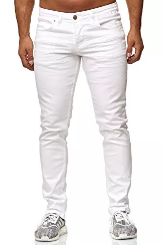 Elara Jeans Elara Herren Jeans Slim Fit Hose Denim Stretch Chunkyrayan