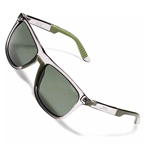 møtekul Sonnenbrillen & Zubehör møtekul NORDIC Sonnenbrille Herren POLARISIERT I Bruchfeste Gläser & Blendschutz I Herren Sonnenbrille I 100% UV SCHUTZ I Sonnenbrillen Herren mit grau-transparentem Rahmen I Europäisches Design