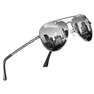 DUCO Sonnenbrillen & Zubehör DUCO Cool Polarisierte Sonnenbrille Herren Klassische Unisex Fliegerbrille UV400 Filter Kategorie 3 3025K