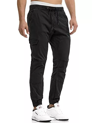 Indicode Hosen Indicode Herren Levy Cargohose aus Baumwolle mit 6 Taschen | Lange Regular Fit Cargo Hose Baumwollhose Freizeithose Wanderhose Trekkinghose Men Pants Outdoorhose für Männer