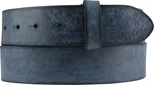 BELTINGER Gürtel BELTINGER Wechselgürtel aus weichem Vollrindleder Used-Look ohne Schnalle 4 cm | Druckknopf-Gürtel für Damen Herren 40mm | Vintage-Look