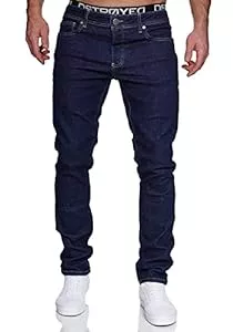 MERISH Jeans MERISH Jeans Herren Slim Fit Jeanshose Stretch Denim Hose Designer 1512