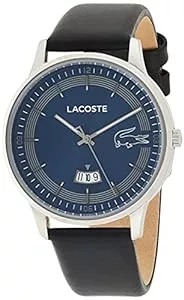 Lacoste Uhren Lacoste Analog Quarzuhr für Herren mit Schwarzes Lederarmband - 2011034