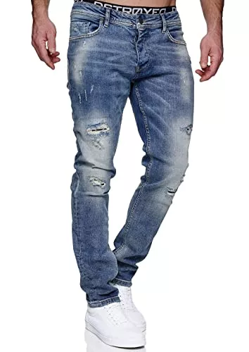MERISH Jeans MERISH Jeans Herren Slim Fit Jeanshose Stretch Denim Designer Hose 1507