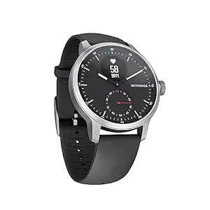 Withings Uhren Withings ScanWatch - Hybrid Smartwatch mit EKG, Herzfrequenzsensor &amp; Oximeter, Multisport Hybrid Smartwatch Herren/Damen, 30-Tage Akkuladung, Aktivitäts- &amp; Schlaftracking, Android/iOS kompatibel