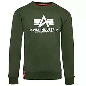 ALPHA INDUSTRIES Pullover & Strickmode ALPHA INDUSTRIES Herren Basic Sweater Sweatshirt für Herren Sweatshirt (1er Pack)