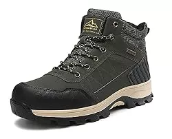 ARRIGO BELLO Stiefel ARRIGO BELLO Winterschuhe Herren Winterstiefel Wanderstiefel Trekking Stiefel Gefüttert Warm Rutschfeste Boot Größe 41-46