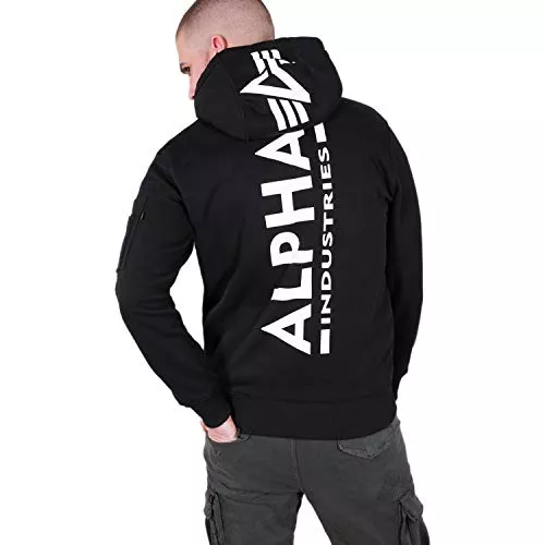 ALPHA INDUSTRIES Kapuzenpullover Alpha Industries Back Print Hoodie