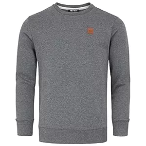 REPUBLIX Pullover & Strickmode REPUBLIX Herren Basic College Sweatshirt Pullover Sweatjacke Hoodie R0456