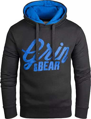 Grin&Bear Kapuzenpullover Grin&Bear Herren Slim fit Kapuzenpullover, GEC469