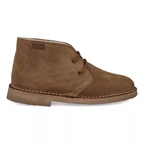 PAYMA Stiefel PAYMA - Safari Desert Boot aus WildLeder für Damen und Herren. Schuhe aus Spanien. Chukka Stiefeletten Schuhe Stiefel Sport und Kleid. Schnürverschluss. Gummisohle