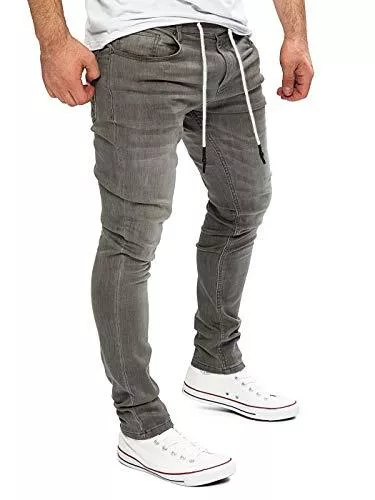 Yazubi Jeans Yazubi Herren Sweathose in Jeansoptik Erik