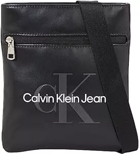 Calvin Klein Taschen & Rucksäcke Calvin Klein Jeans Herren Umhängetasche Monogram Soft Klein, Schwarz (Black), Onesize