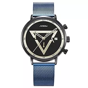 rorios Uhren rorios Kreativ Herren Uhren Analoger Quarzuhr mit Mesh Edelstahlarmband Wasserdicht Armbanduhr für Männer Herren