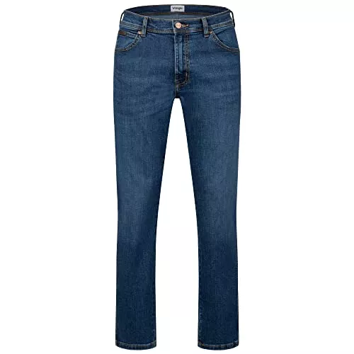 Wrangler Jeans Wrangler Herren Texas Stretch Jeans Herrenjeans Regular Fit Authentic Straight