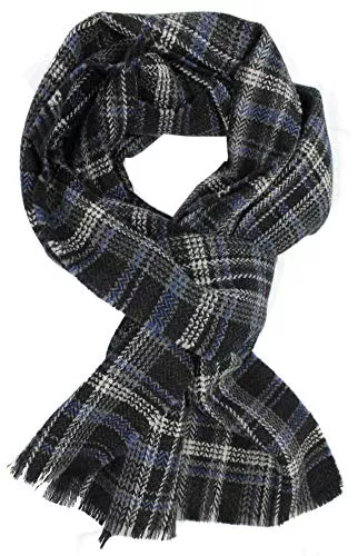 Rotfuchs Schals & Tücher Rotfuchs® Webschal Herrenschal Winterschal Warm & weich Wolle Fischgrat & Karo mehrfarbig Made in Germany