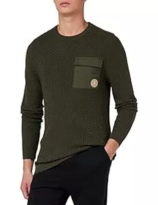 JACK & JONES Pullover & Strickmode Jack & Jones Men's Jcohunter Knit Crew Neck Jumper Sweater