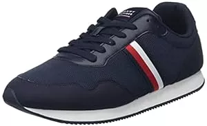 Tommy Hilfiger Sneaker & Sportschuhe Tommy Hilfiger Herren Runner Sneaker Core Lo Runner Sportschuhe, Schwarz, 44 EU