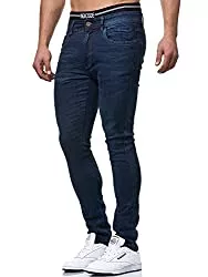 Indicode Jeans Indicode Herren Jake Jeanshose aus Baumwolle mit 5 Taschen | Super Stretch Herrenjeans Denim Jeans Hose Herrenhose Regular fit Freizeithose für Männer