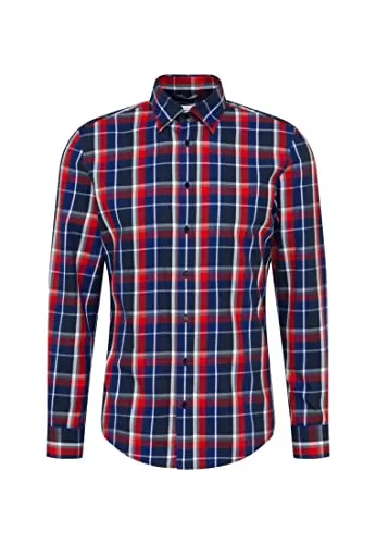 Seidensticker Hemden Seidensticker Herren Business Hemd - Bügelfreies Hemd mit geradem Schnitt - Regular Fit - Langarm - Kent-Kragen - 100% Baumwolle