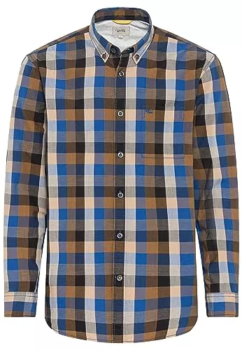 camel active Hemden camel active Herren Karohemd aus Reiner Baumwolle