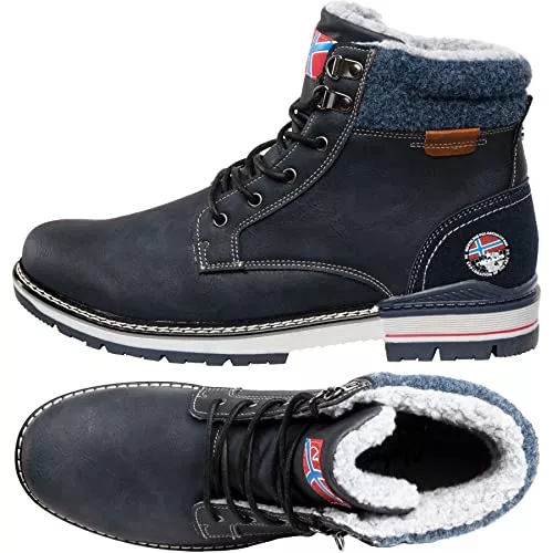 Nebulus Stiefel Nebulus Winterstiefel mit Kunstfell Rover Herren