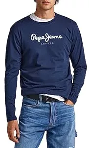 Pepe Jeans Langarmshirts Pepe Jeans Herren Eggo Long N T-Shirt