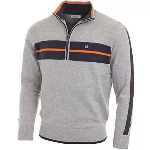 Calvin Klein Pullover & Strickmode Calvin Klein Golf Herren CK Vertex Half Zip Neck Sweater Pullover