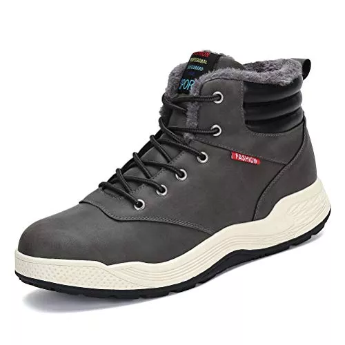 DANNTO Stiefel DANNTO Herren Schneestiefel Warm Gefütterte Winterstiefel Outdoor Rutschfest Winterschuhe Trekking Wanderschuhe Arbeitsstiefel Stiefelette Stiefel Freizeitschuhe Winter Boots