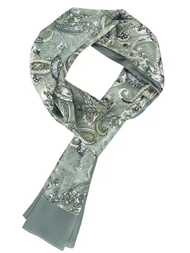 WANYING Schals & Tücher WANYING Edler Seidenschal für Herren 100% Seide 11 Momme Herrenschal Schaltuch Doppelseite für Frühjahr Sommer Herbst Casual Business 155×26cm