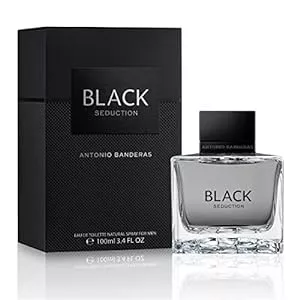 Antonio Banderas Accessoires Antonio Banderas Perfumes - Black Seduction - Eau de Toilette Spray für Herren, Fragranza d'Ambra Legnosa - 100 ml