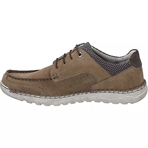 Josef Seibel Schnürhalbschuhe Josef Seibel Herren Bequemschuhe Wilson 10,Weite H (Weit),Wechselfußbett