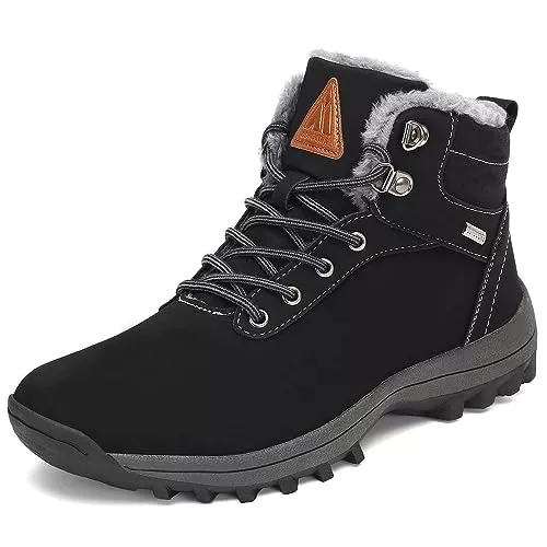 Mishansha Stiefel Mishansha Warme Gefütterte Winterschuhe Herren Damen Winterstiefel Wasserdicht Trekkingschuhe Wanderschuhe Gr.36-48