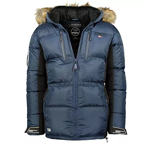 Geographical Norway Jacken Geographical Norway Herren Winterjacke Jacke Parka Wanderjacke Kapuze H-261