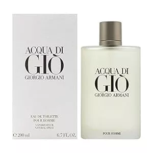 Giorgio Armani Accessoires Giorgio Armani Acqua di Gio Homme, Eau de Toilette, Weiß, 1er Pack (1 x 200 ml)