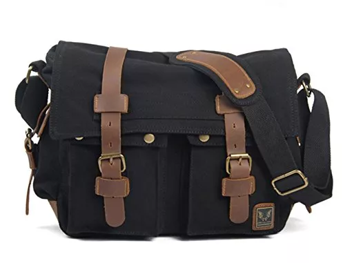 Eysee Taschen & Rucksäcke Eysee Schultertasche Herren Canvas-Umhängertasche Daypack für Alltag und Sport 35cm (L) X 30cm(H) X 10cm(W)