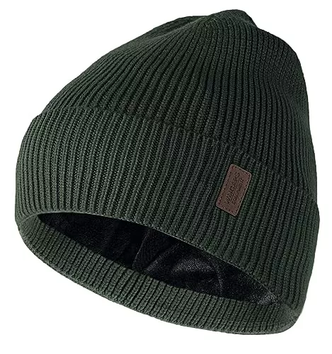 Wmcaps Hüte & Mützen Wmcaps Beanie Mütze, Herren Winter Warme Unisex Wintermütze Strickmütze Dehnbare Weiche Wollmütze mit Bündchen und Dickem Warmem Futter Geschenk für Freundin männer Frauen