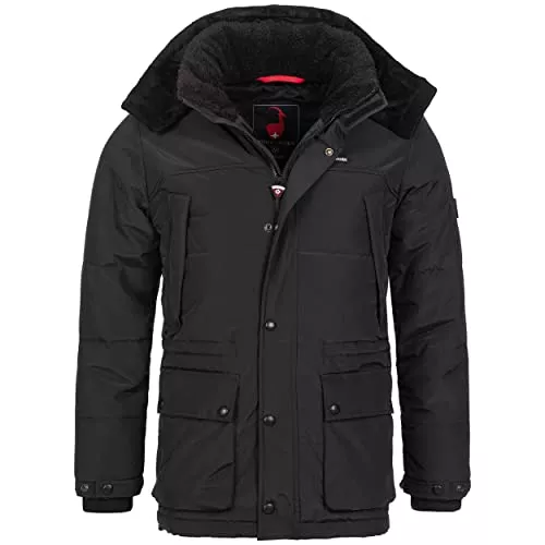 Höhenhorn Jacken Höhenhorn Mangard Herren Winter Jacke Steppjacke Gefüttert Winterjacke Parker Parka
