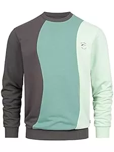 Indicode Pullover & Strickmode Indicode Herren Willow Sweatshirt 3-farbig mit Rundhalsausschnitt | Sweater für Männer