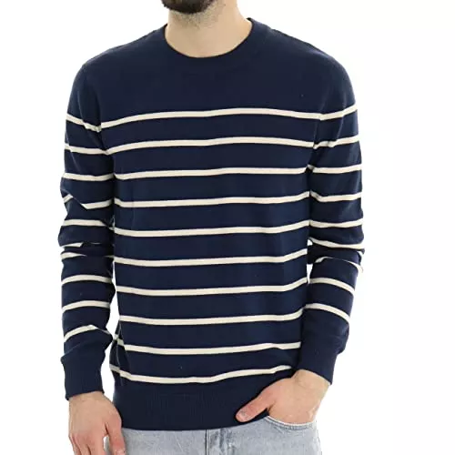 !Solid Pullover & Strickmode !Solid SDBrice LS2 Herren Strickpullover Feinstrick Pullover aus 100% Baumwolle
