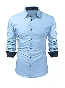 Meilicloth Hemden Meilicloth Herren Hemd Businesshemd Langarm Freizeithemd Herrenhemden Casual Regular Fit