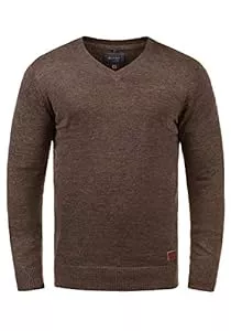 b BLEND Pullover & Strickmode Blend BHLasse Herren Strickpullover Feinstrick Pullover mit V-Ausschnitt