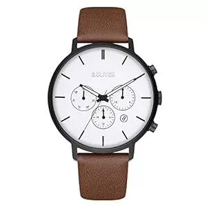 s.Oliver Uhren s.Oliver Time Herren Analog Quarz Uhr mit Kunstleder Armband